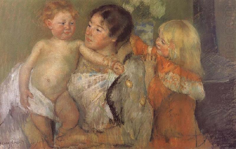 Mary Cassatt After the bath china oil painting image